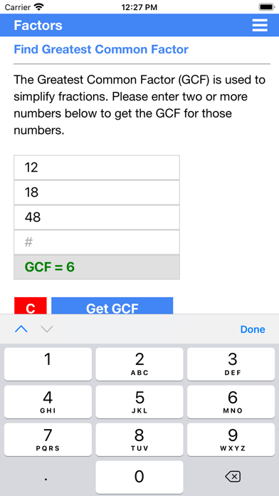 Find all the Factors screenshot 2