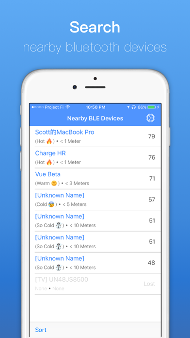 Find Bluetooth: device tracker screenshot 2