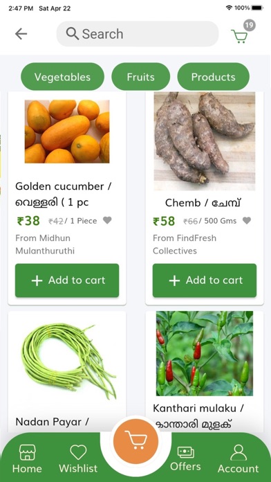 Find Fresh Vegetables, Kochi screenshot 1