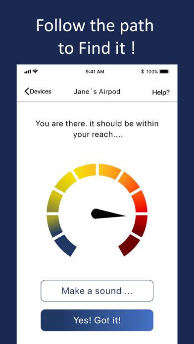Find my Bluetooth Device App screenshot 1