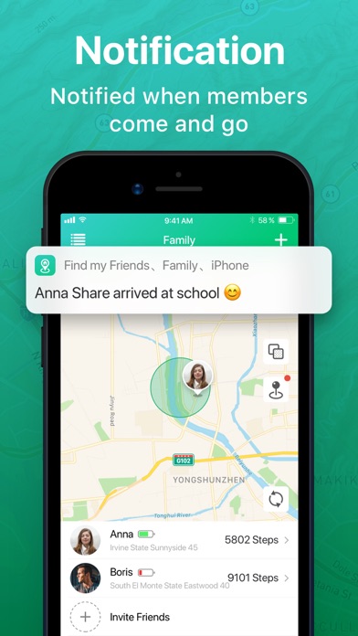 Find My Friends · Family Phone screenshot 3