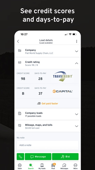 Find Truck Loads - Load Board screenshot 2