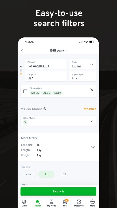 Find Truck Loads - Load Board screenshot 4