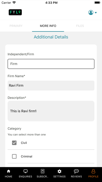 Find Your Lawyer screenshot 1