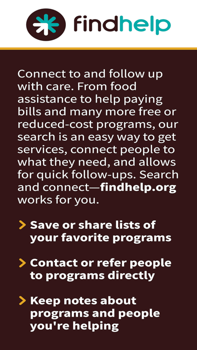 findhelp screenshot 1