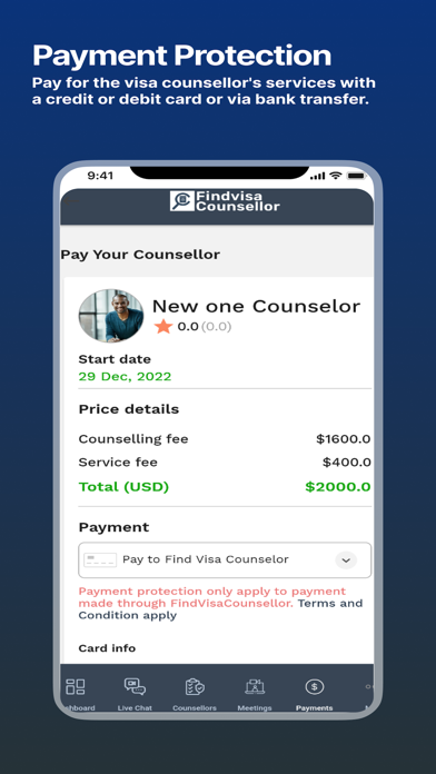 FindVisaCounselor Applicant screenshot 6