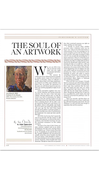 Fine Art Connoisseur Magazine screenshot 3