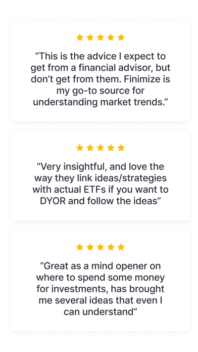 Finimize: Investing Insights screenshot 1