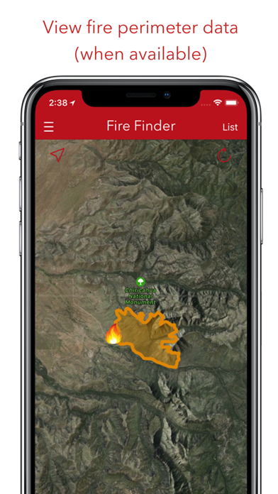 Fire Finder - Wildfire Info screenshot 2