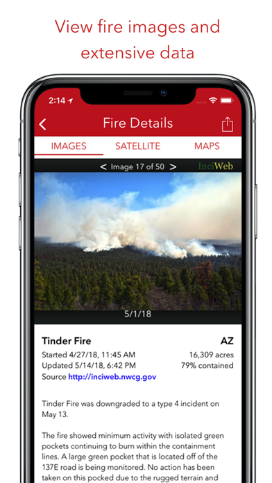 Fire Finder - Wildfire Info screenshot 3