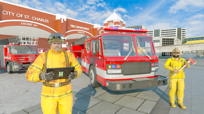 Fire Truck Game 911 Emergency screenshot 5