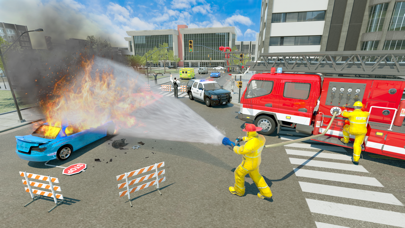 Fire Truck Game 911 Emergency screenshot 3