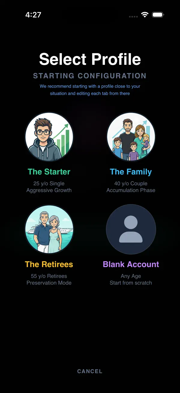 FIRECalc: Retirement Planner screenshot 1