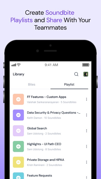 Fireflies: AI notetaker screenshot 2