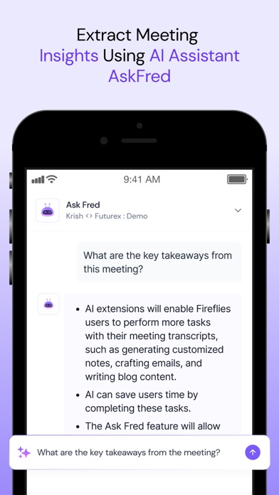 Fireflies: AI notetaker screenshot 3
