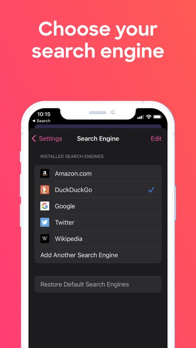 Firefox Focus: Privacy browser screenshot 2