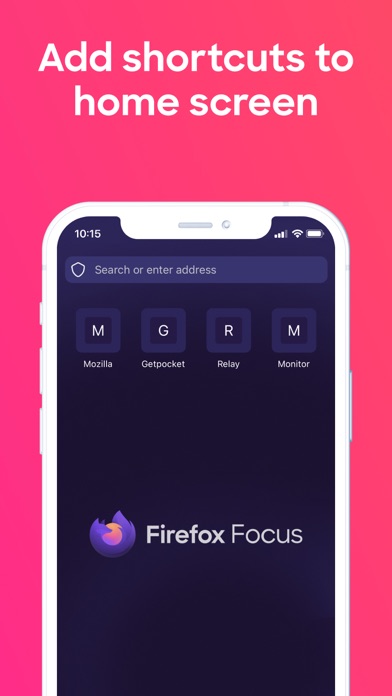 Firefox Focus: Privacy browser screenshot 3