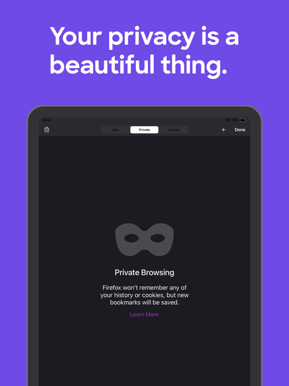 Firefox: Private Web Browser screenshot 8