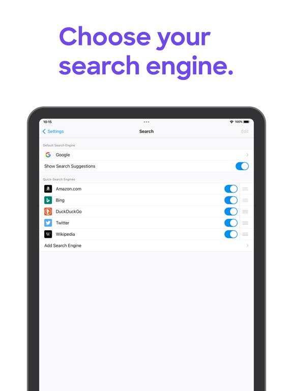 Firefox: Private Web Browser screenshot 3