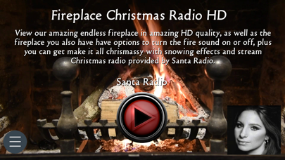 Fireplace Christmas Radio screenshot 1