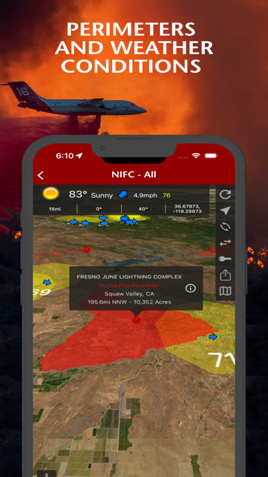 Fires: Wildfire News and Atlas screenshot 4