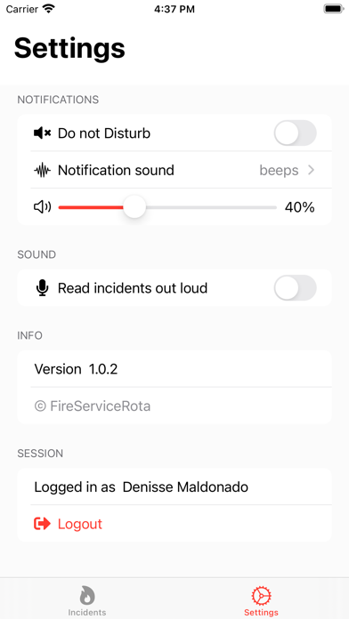 FireServiceRota Alerting screenshot 1