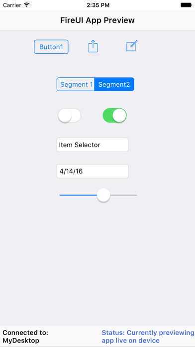 FireUI App Preview 10.1 Berlin screenshot 1
