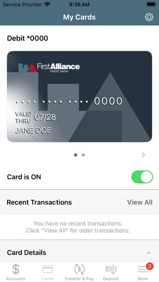 First Alliance Credit Union screenshot 1