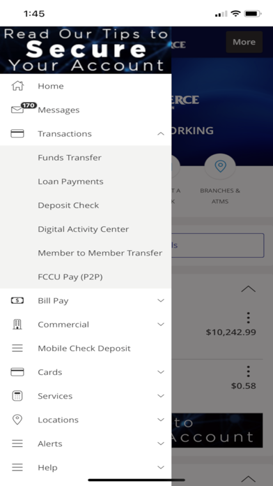 First Commerce iBranch Mobile! screenshot 3