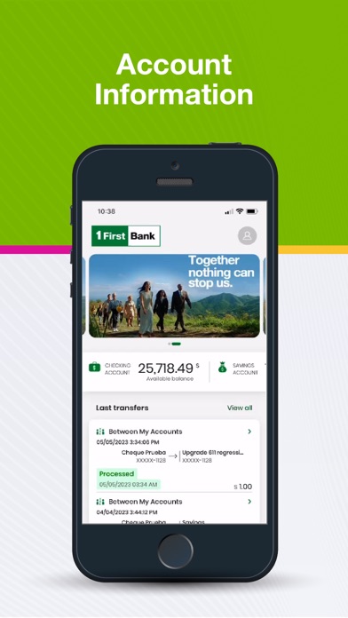 FirstBank Tu Banca Digital App screenshot 5