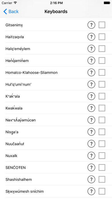 FirstVoices Keyboards screenshot 4