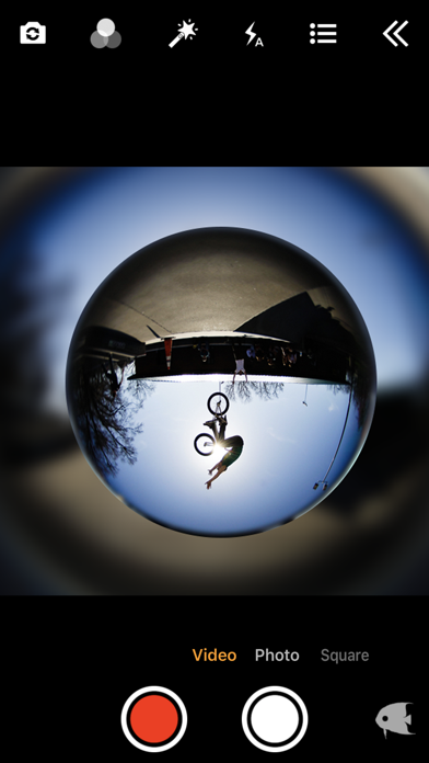 FishEyeVideo Square screenshot 5