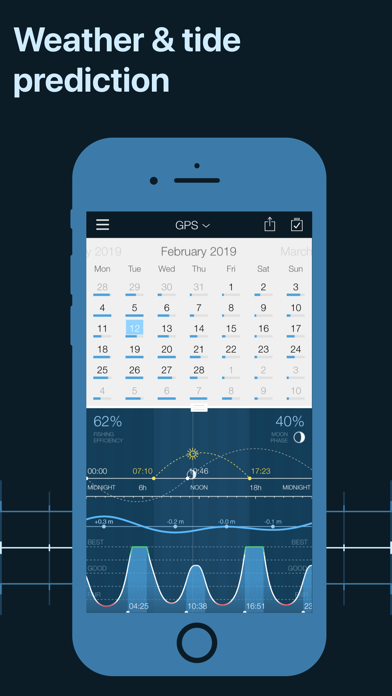Fishing Calendar, Fish Finder screenshot 1