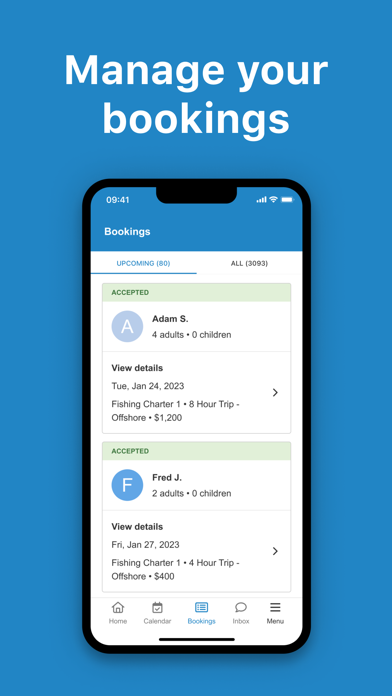 FishingBooker for Captains screenshot 2