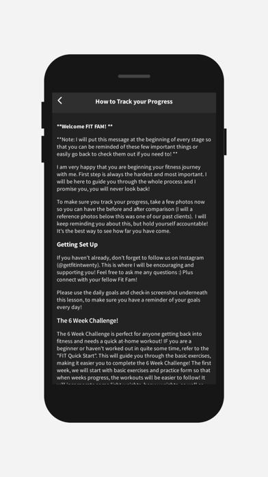 Fit In Twenty screenshot 2