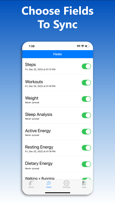 Fitbit to Apple Health Sync screenshot 4