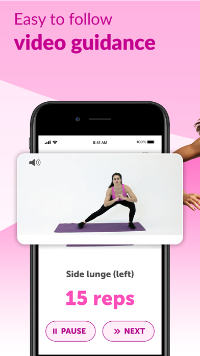FitHer: Daily Fitness Workouts screenshot 2
