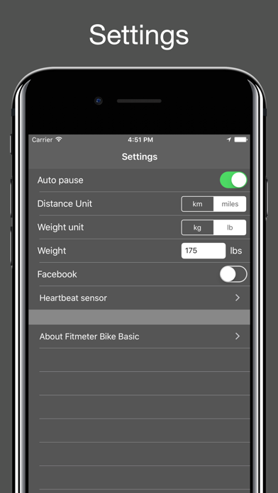 Fitmeter Bike Basic - Cycling screenshot 1