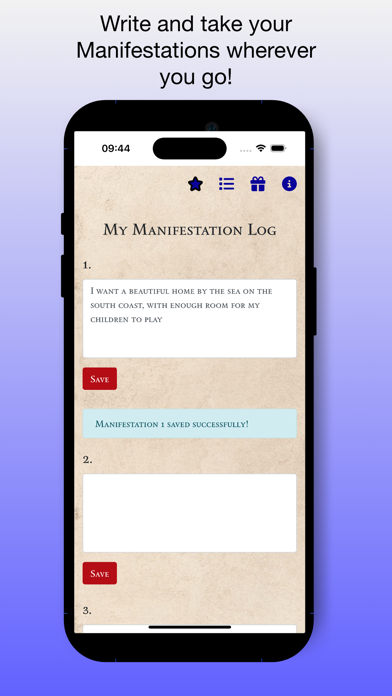 Five Star Daily Gratitude Log screenshot 3