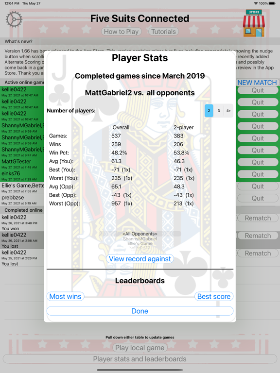 Five Suits Connected screenshot 1