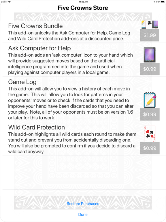 Five Suits Connected screenshot 4