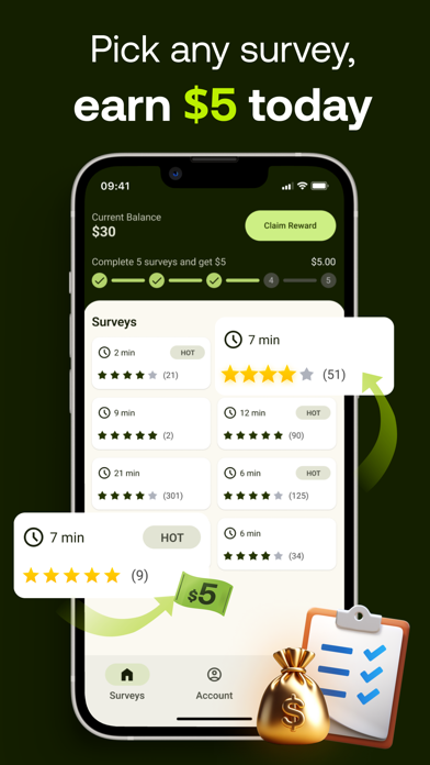 Five Surveys - Earn Money Fast screenshot 2