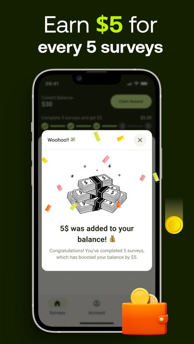 Five Surveys - Earn Money Fast screenshot 1