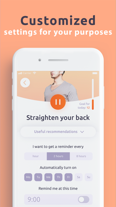 Fix.Me - Best Posture Reminder screenshot 3