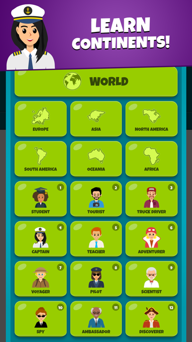 Flags 2: Map - Geography Quiz screenshot 1