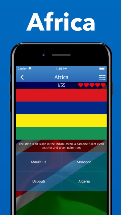 Flags of the world - Geography screenshot 2