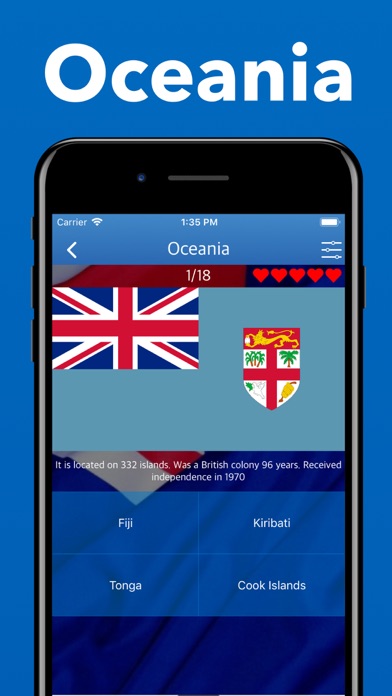 Flags of the world - Geography screenshot 1