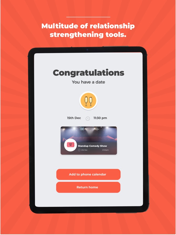 Flamme • Cozy Couples App screenshot 1