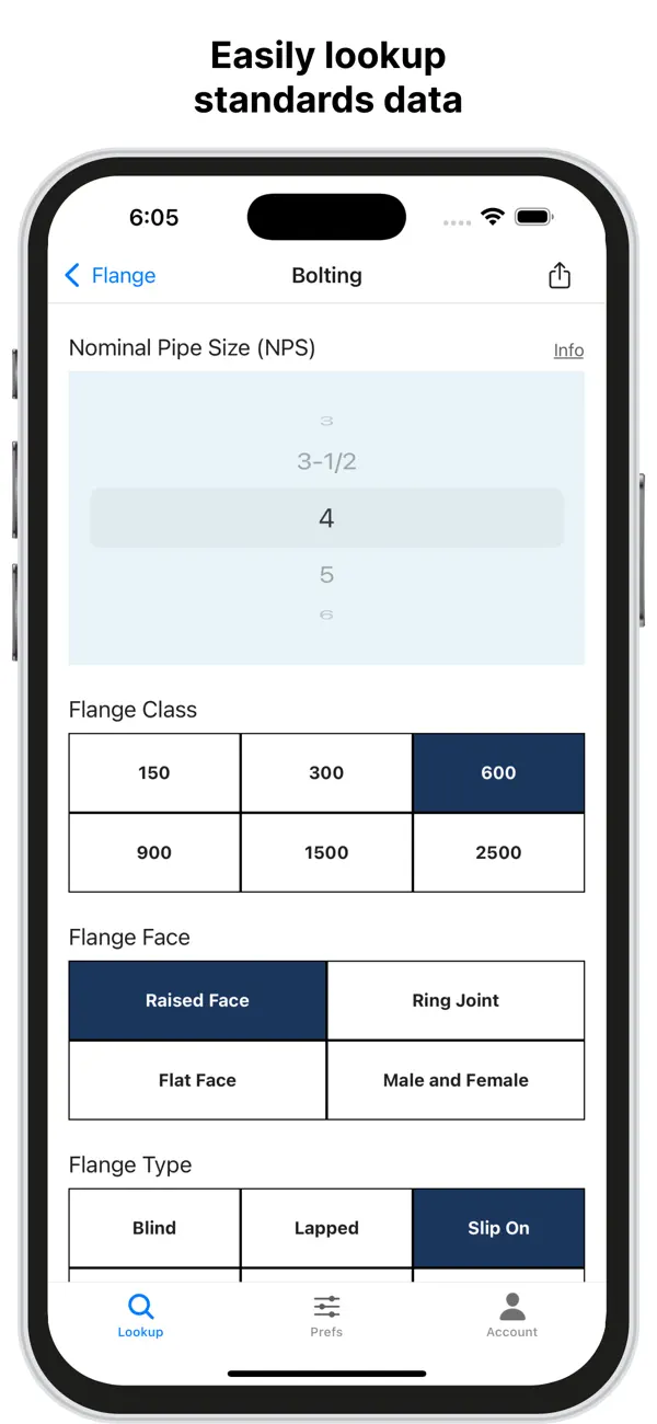 Flange Bolt Size & Torque screenshot 5