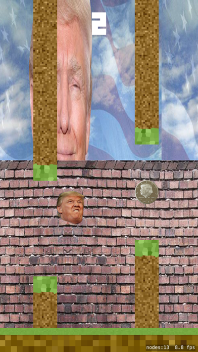 Flappy Trump - a flying Trump Game screenshot 2